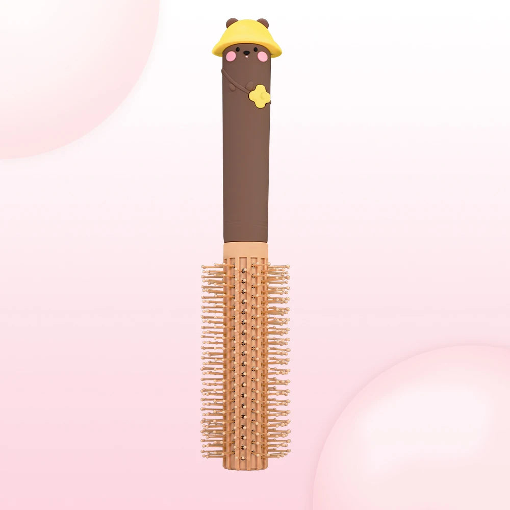 Animal Shaped Curly Hair Comb – Anti-Static Airbag Styling Curly Hair Comb Oasis Select TJ616-coffee-02