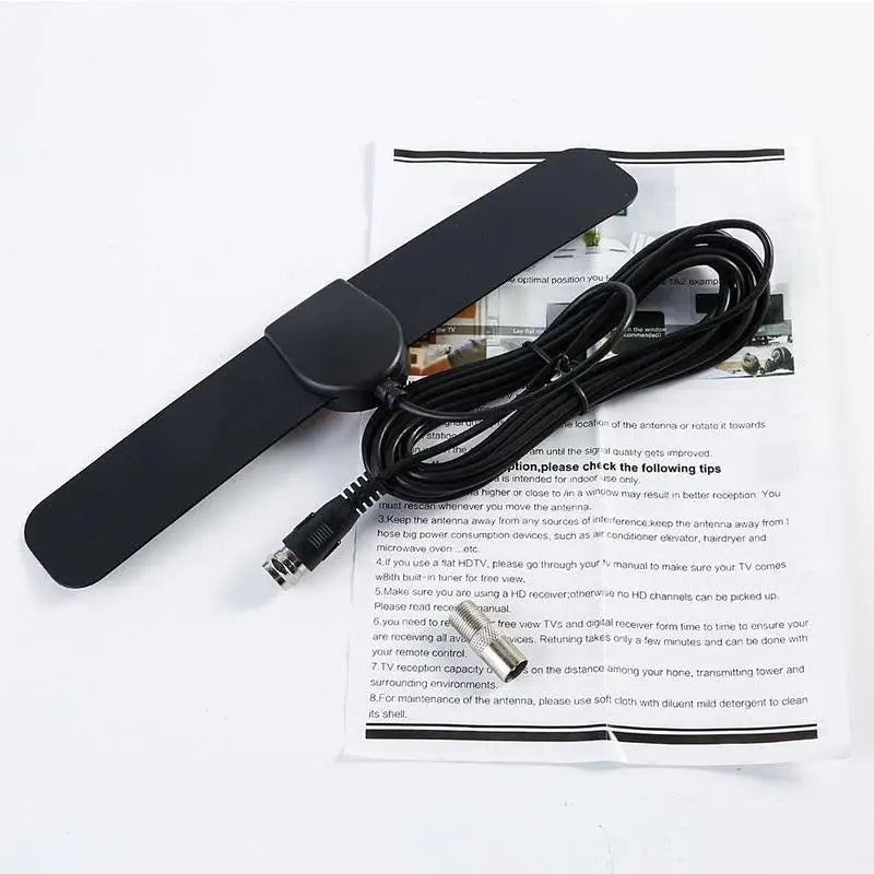 Mini DVB-T2 high-gain digital television antenna – an amplifier antenna designed for 1080p digital HD television use in indoor e Oasis Select