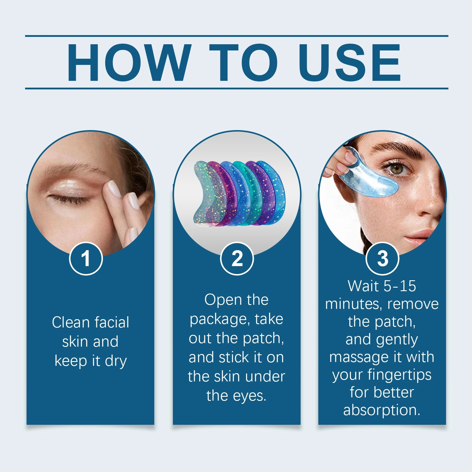 Fine Wrinkle Collagen Firming Eye Mask Anti-Dark Circles Nourishes Eye Bags Reduces Fine Line Repairs Lift Moisturizes Eye mask Oasis Select