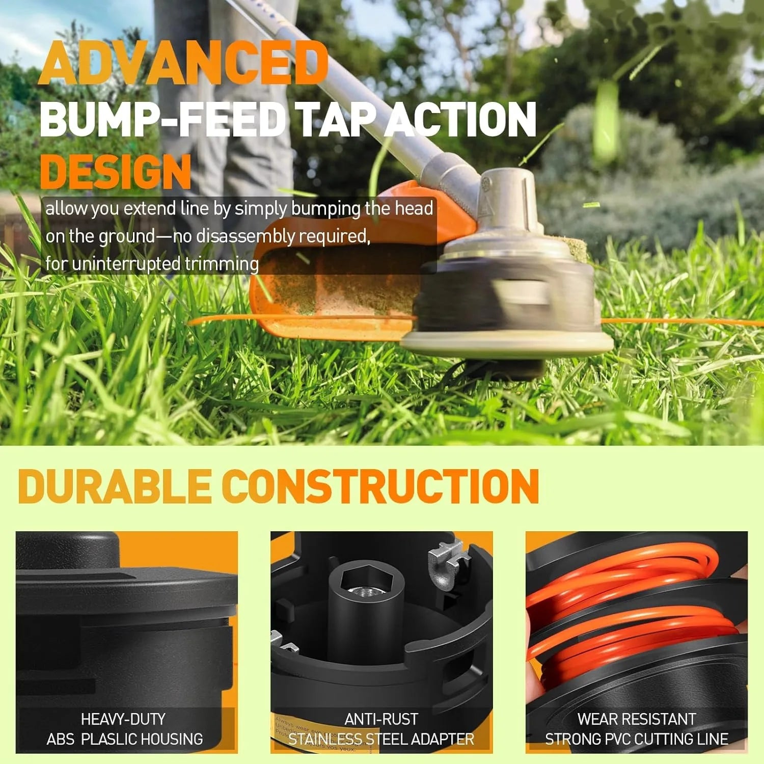 25-2 Trimmer Head for Stihl FS90 FS90R FS55 FS56 FS56RC FS70 FS80 FS110 FS130 FS88 FS100 FS100R FS106 FS108 Weed Eater Head Oasis Select