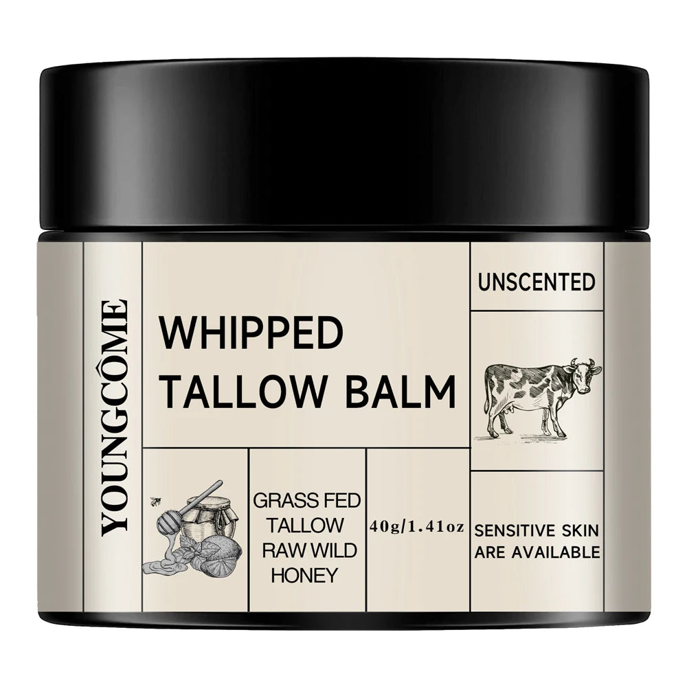 YOUNGCOME Beef Tallow Cream – Natural Moisturizing Face Balm
