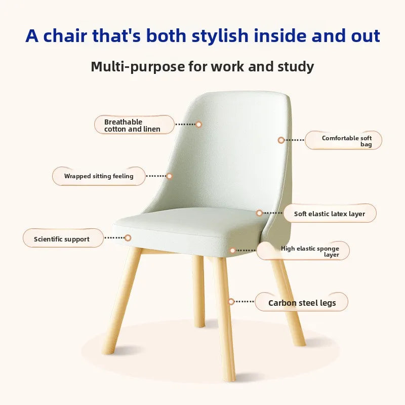 Computer chair Home office chair Back chair Dormitory makeup chair Bedroom study desk chair Oasis Select