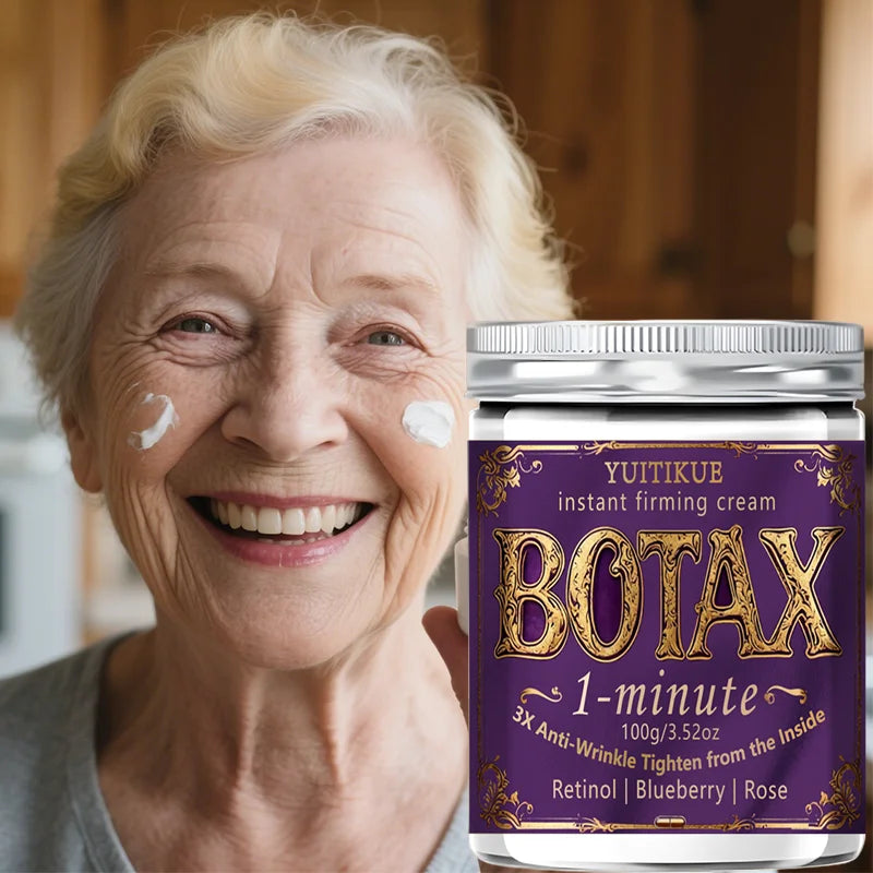 1-Minute Instant Firming Face Cream with Retinol, Blueberry & Rose | BOTAX Effect for Lifting & Smoothing, 100g Oasis Select
