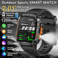 Ola Esporte Military Smart Watch Men – 1200mAh, SOS, IP68