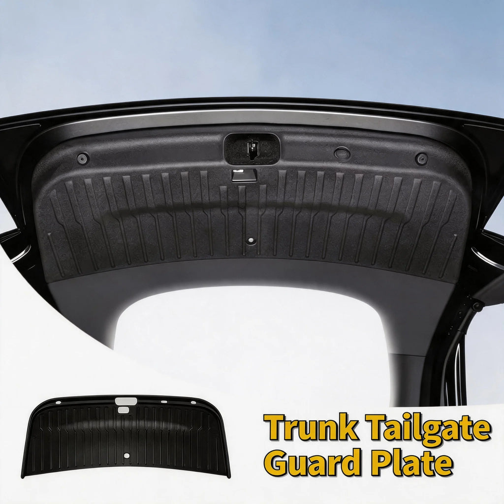 Trunk Protective Anti-dirty Pad Waterproof TPE Trunk Tailgate Guard Pad Rear Backplate Protective Pad For Tesla New Model Y/3/YL Oasis Select