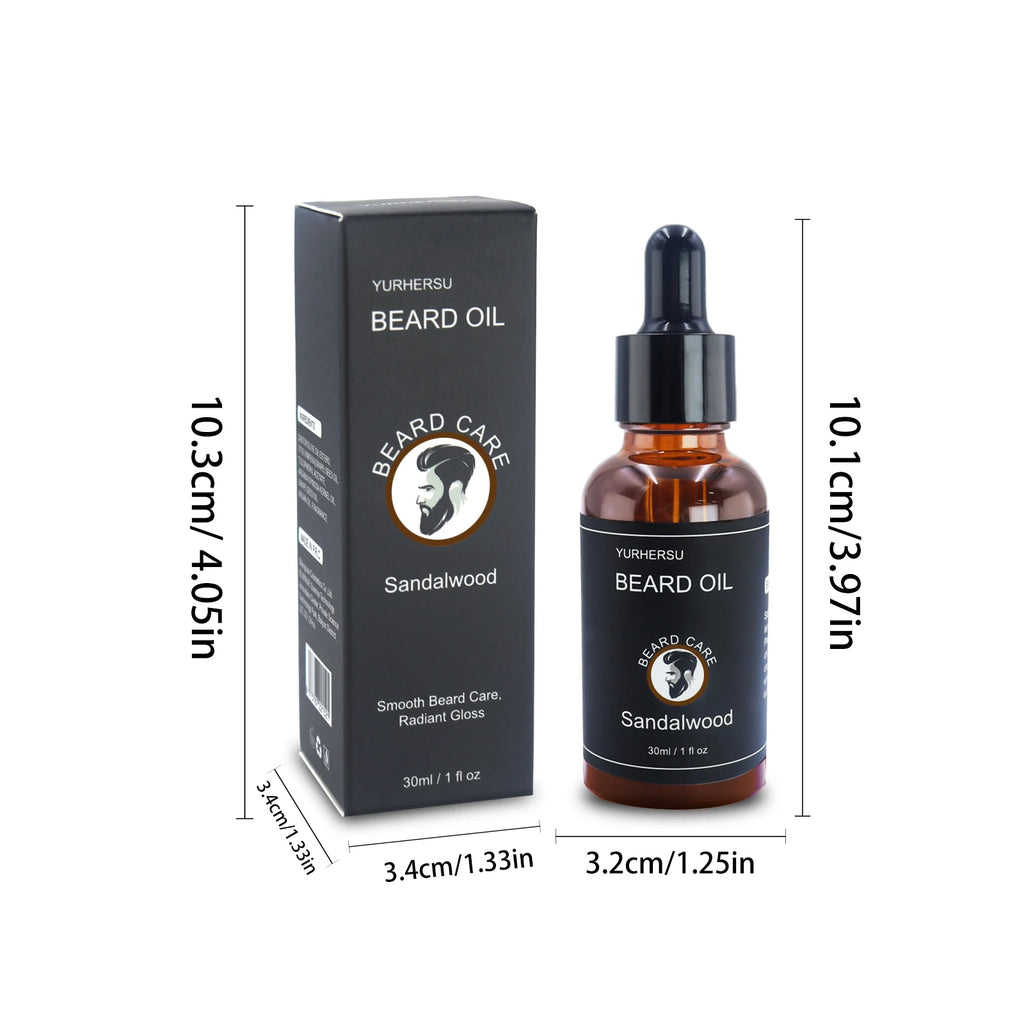 YURHERSU Beard Growth Oil – Soft, Thick & Smooth 30ml Beard Growth Oil Oasis Select