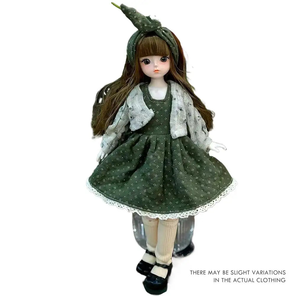 30cm 1/6 BJD Doll Clothes Changing Princess Skirt Set BJD Baby Dress Change Set Lady Princess Doll Accessories (without Doll) Oasis Select 07