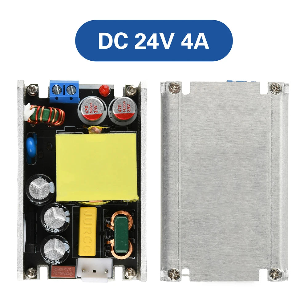 AC To DC 12V/24V Gallium Nitride Switching Power Supply Board 12V 6A 24V 4A Isolated Switching 100W Buck Converter Module Oasis Select 24V