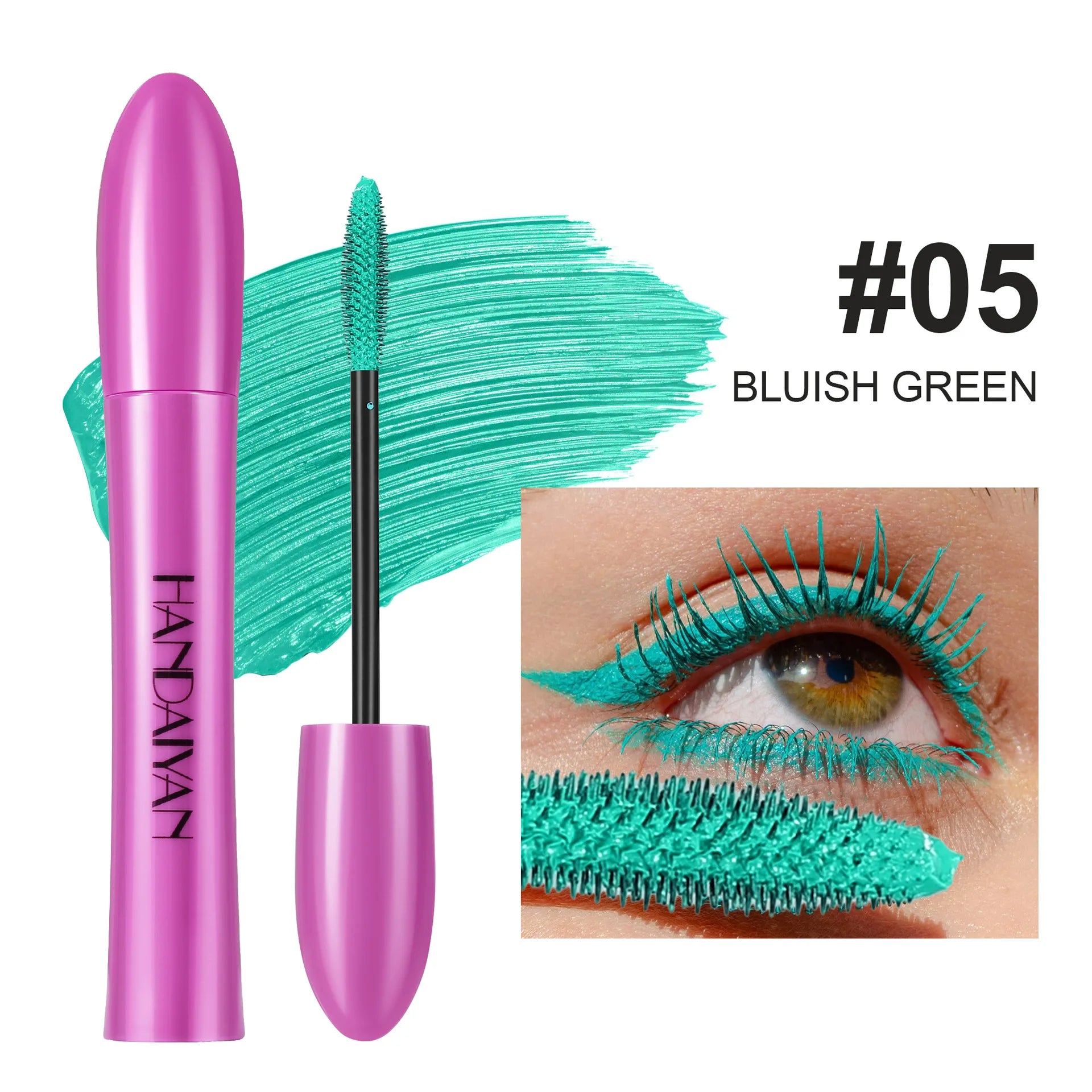 Handaiyan Waterproof Color Mascara – Volume, Length & Curl