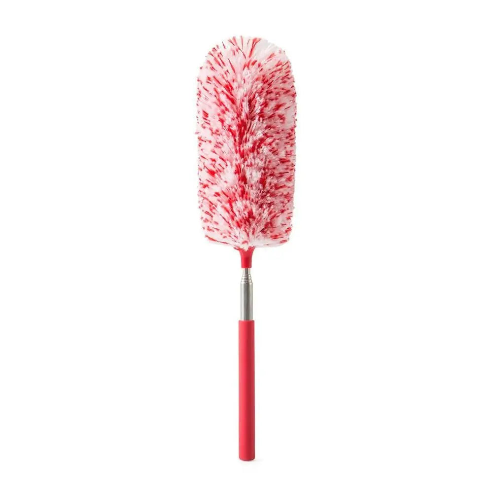 Scalable Dust Collector Muiltcolor Microfiber Duster Portable Anti-static Magic Dust Brush Home Cleaning Tools Extendable Handle Oasis Select Red