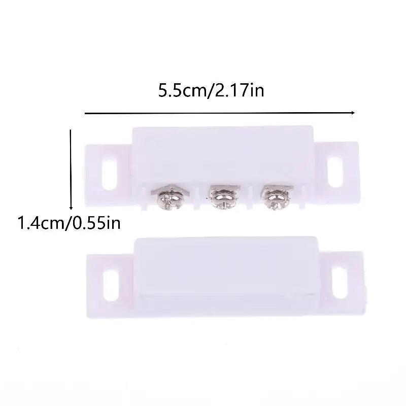 1Pair Normally Open/Closed Magnetic Door Window Contact Sensor, High Sensitivity Reed Switch for Security Alarm Oasis Select