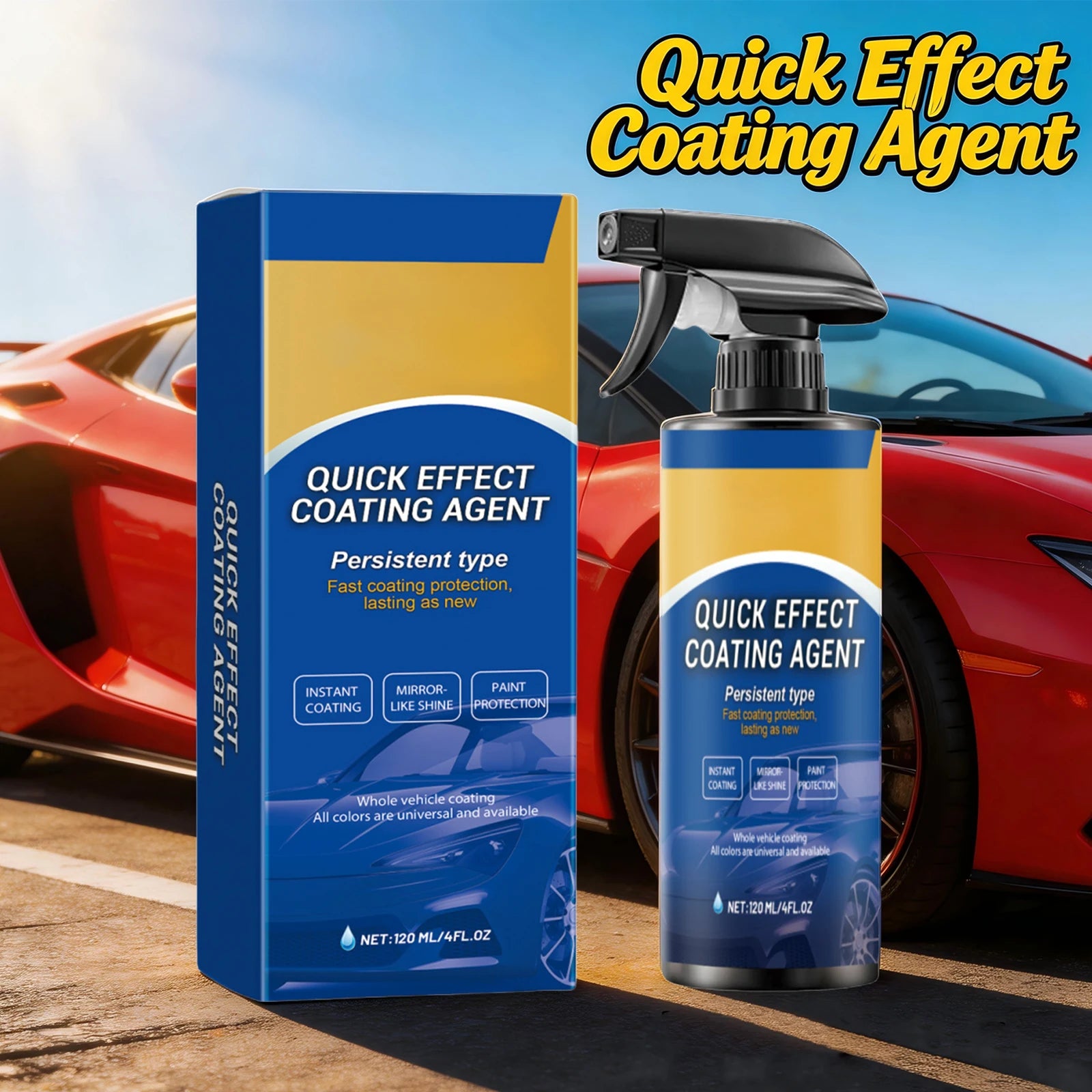 Quick Effect Coating Agent Refurbishment and Repair Instant Coating Mirror like Shine Paint Protection Car Polishing Coating Oasis Select