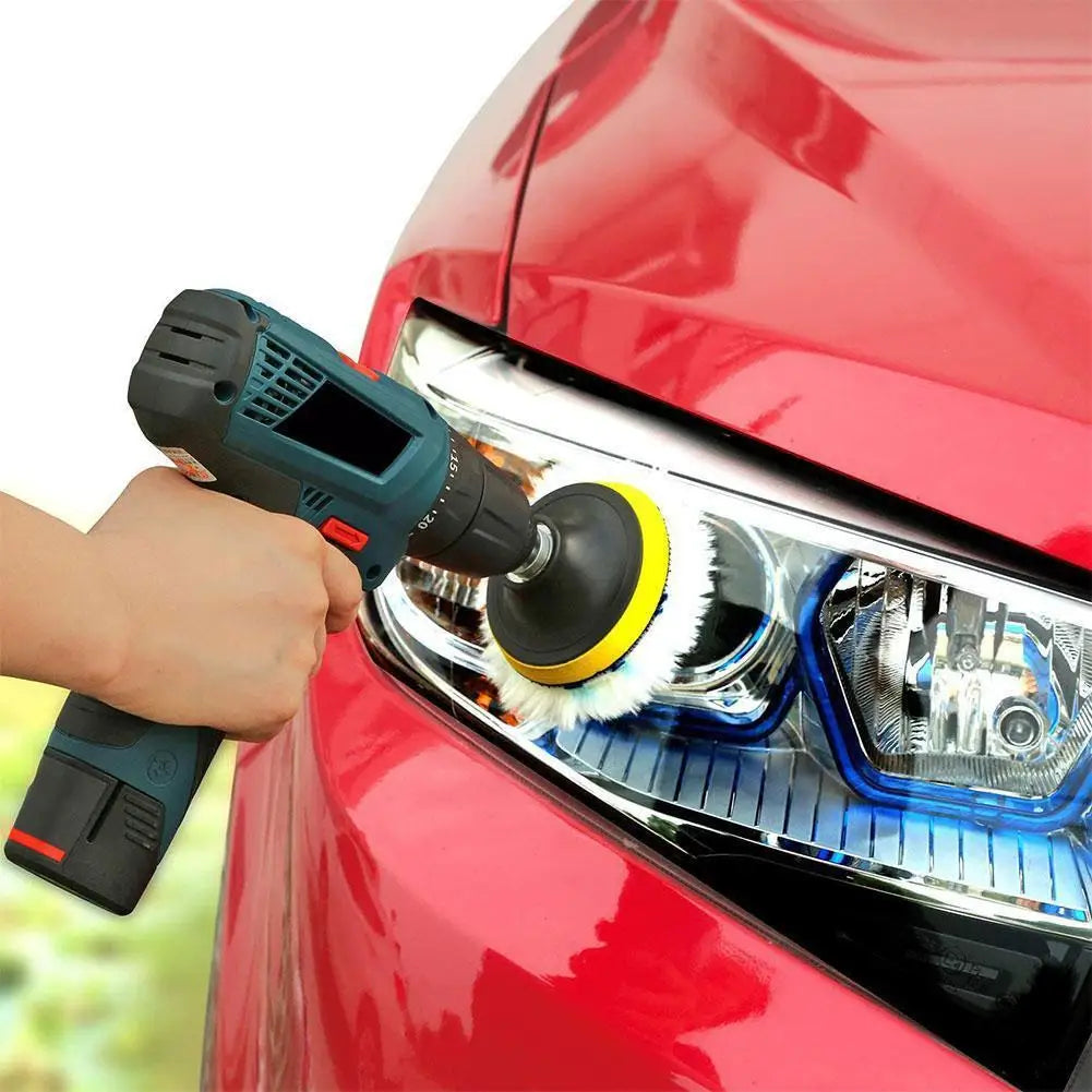 4Inch Polishing Kit Polishing Pad Car Waxing Sponge Disk Wool Wheel for Auto Body Beauty Polisher Washing Car Gadget Universal Oasis Select