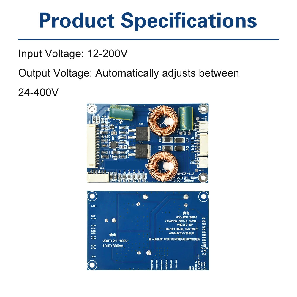 Universal LED TV Backlight Constant Current Boost Board for 32-100 Inch LCD LED Strips, High Voltage Driver Board Oasis Select