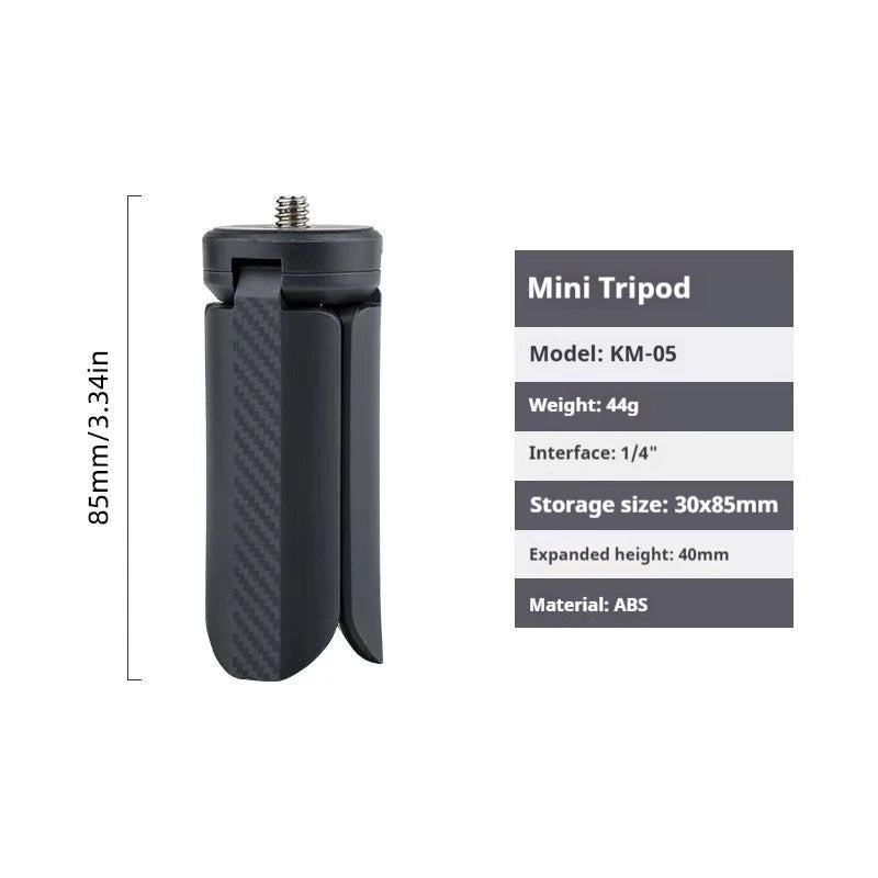Mini Metal Alloy Tripod for DJI, Insta360 & GoPro Cameras