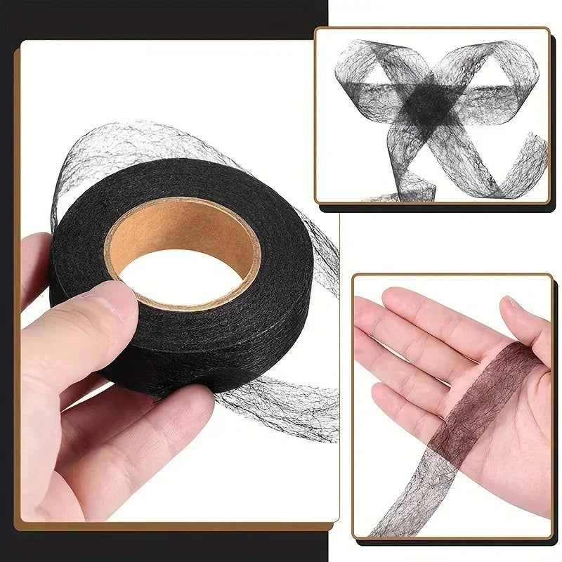 2roll Black White Double-sided Interlining Adhesive Fabric Clothes Iron On Hem Tape Interlining Web DIY Sewing Patchwork Acces Oasis Select