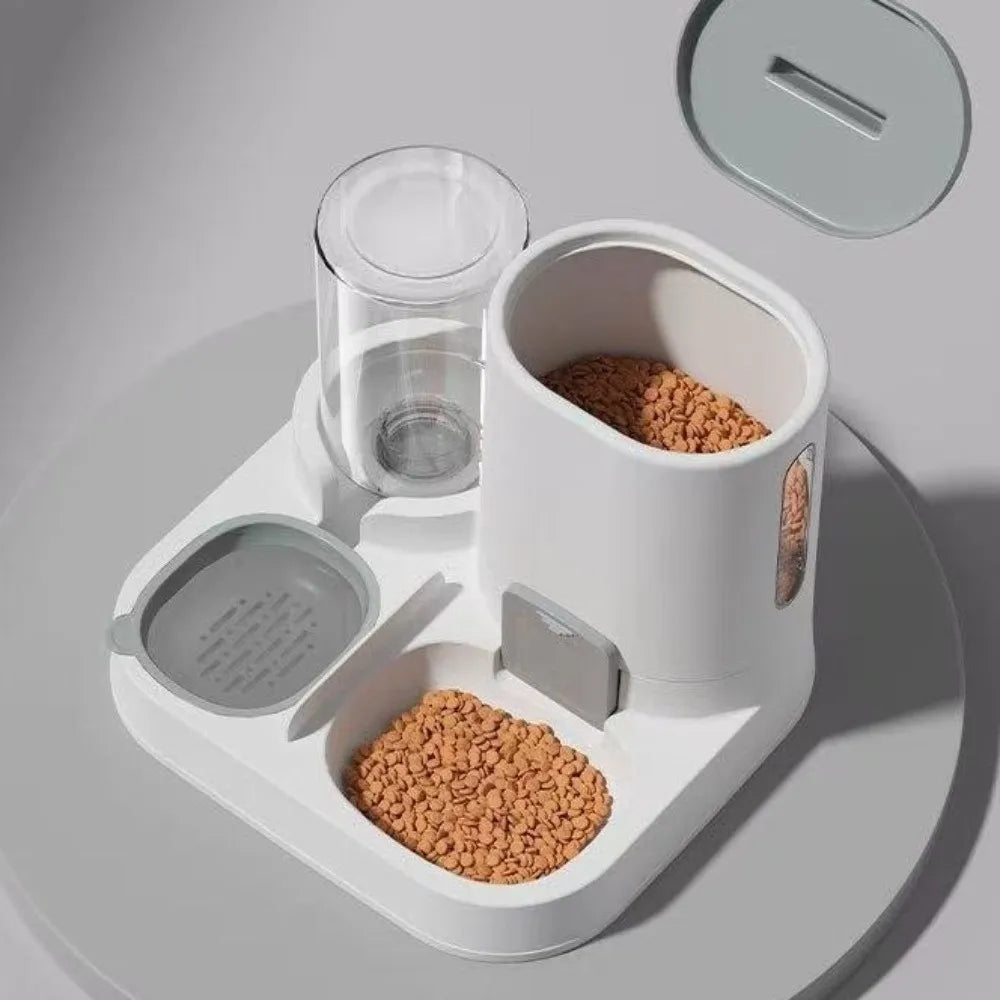 2-in-1 Automatic Dog Feeder & Water Dispenser | Large Capacity Automatic Pet Feeder Oasis Select