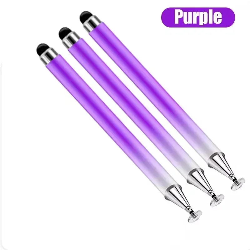 Smart Tablet Phone Universal 2 in 1 Capacitive Stylus Pen Drawing Pens for iPhone/Android All Capacitive Touch Screens Oasis Select 3pcs PURPLE