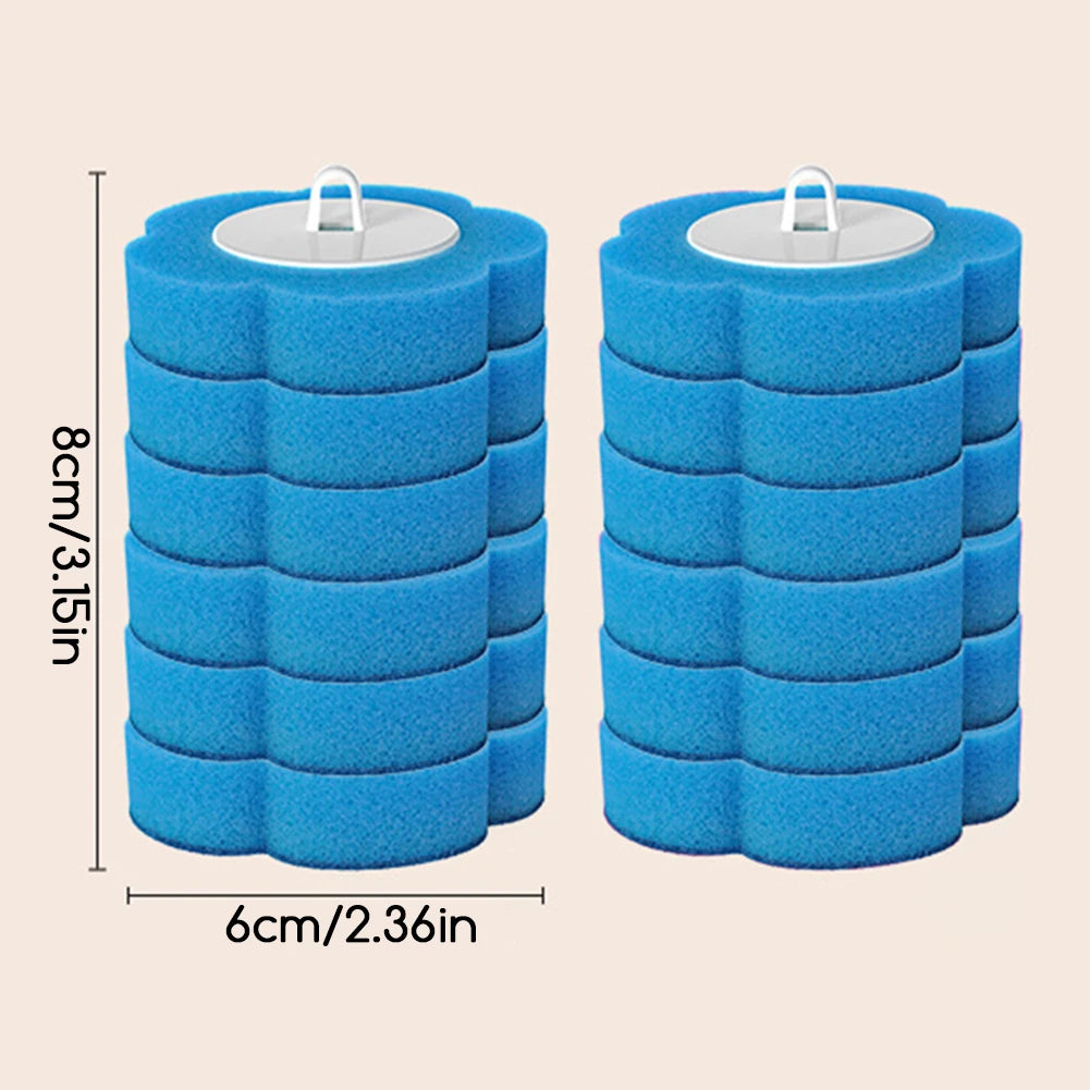 Disposable Toilet Brush Kit with 6 Refills | Contact-Free
