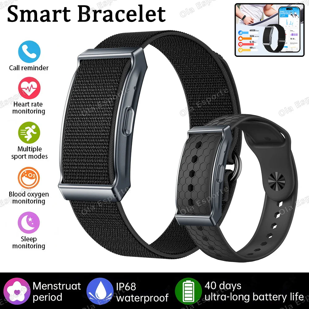 Smart Fitness Tracker Bracelet – Heart Rate, SpO2 & GPS Watch