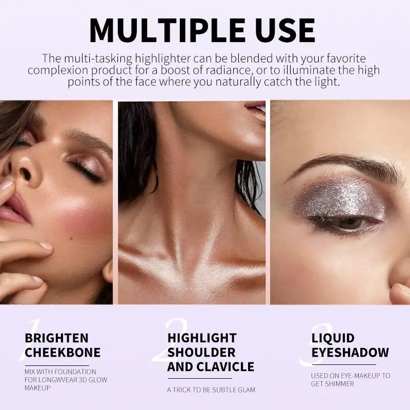 Mini Glitter Liquid Eyeshadow – Metallic Shimmer & Waterproof