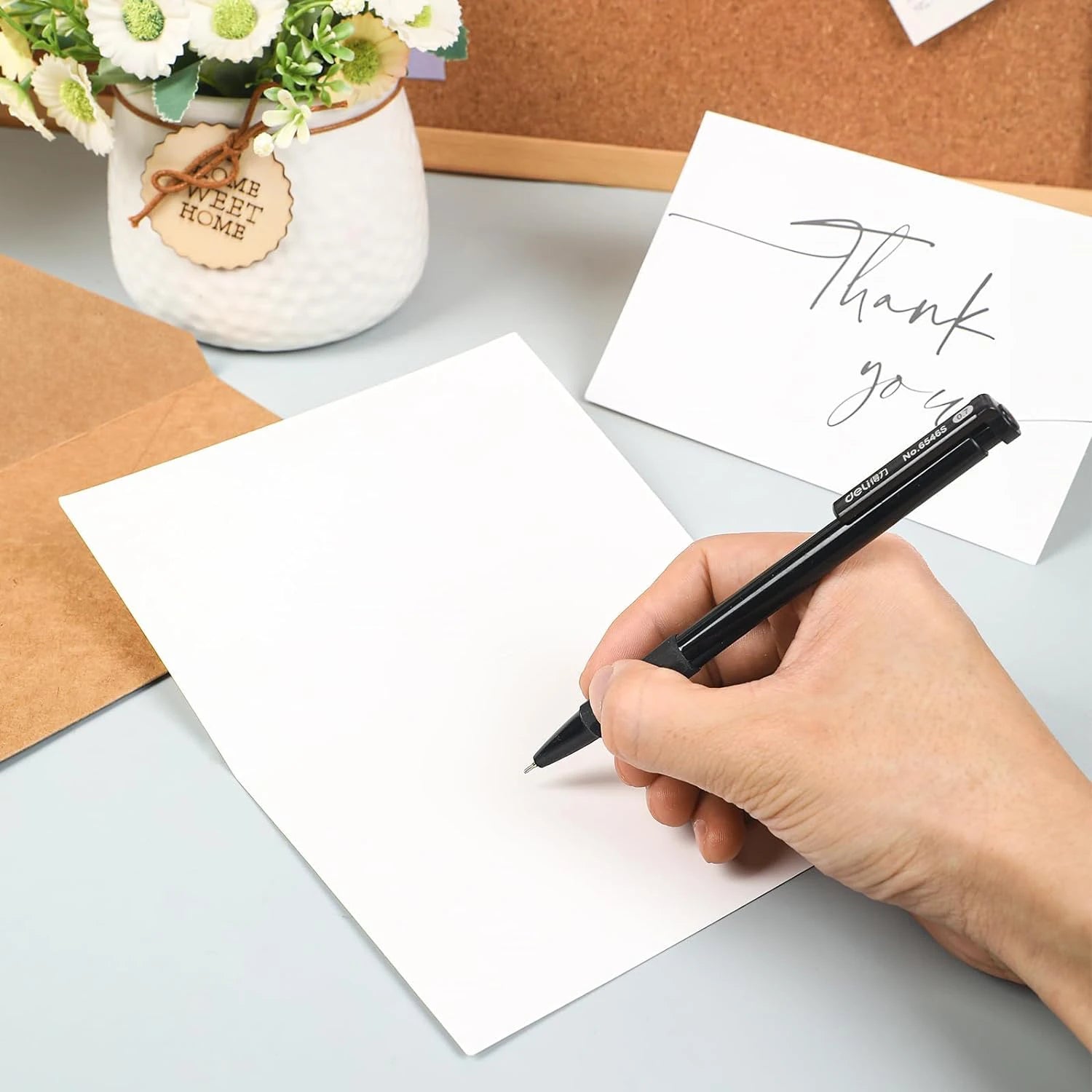 20-pack Thank You Cards Bulk with Envelopes & Stickers Perfect for Business, Weddings, Baby & Bridal Showers, Graduations Oasis Select