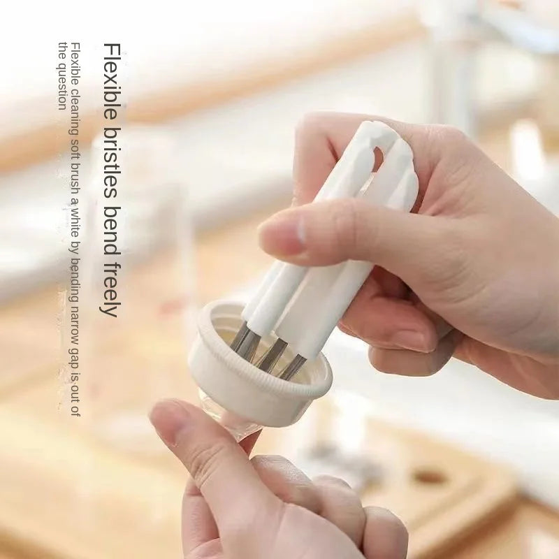 Flexible Gap Cleaning Brush for Cups, Bottles & Grooves Kitchen Cleaning Brush Oasis Select