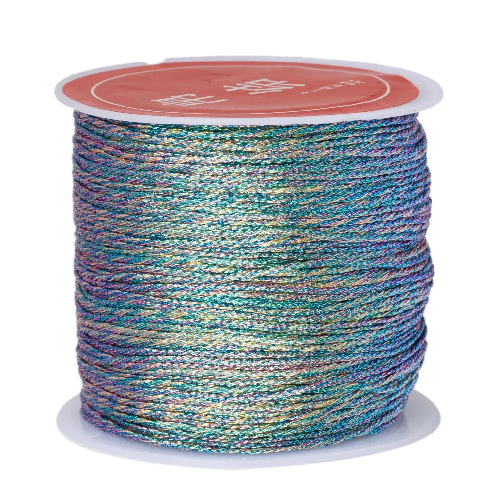 50m/0.4mm Nylon Cord Rope Beading DIY Handmade Necklaces Bracelets Jewelry Making Supplies Sewing Thread Cord Material Crafts Oasis Select 54 0.4mmX50m