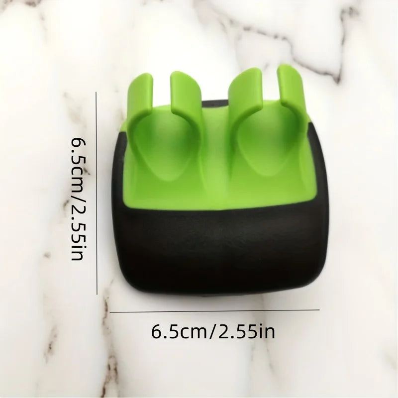 1pc Stainless Steel Handheld Vegetable Peeler with Rubber Finger Grip Comfortable Palm Peeler Suitable for Carrots, Etc Oasis Select