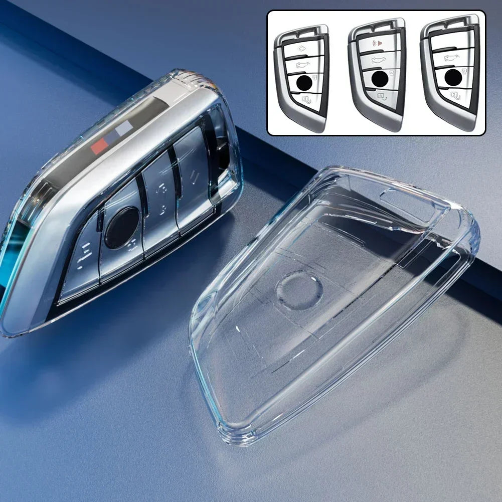 Key Car Key Set Key Cover Practical Praktisch Car Key Case Professional Components Easy To Use X1 F15 X4 For BMW Oasis Select Transparent China Mainland