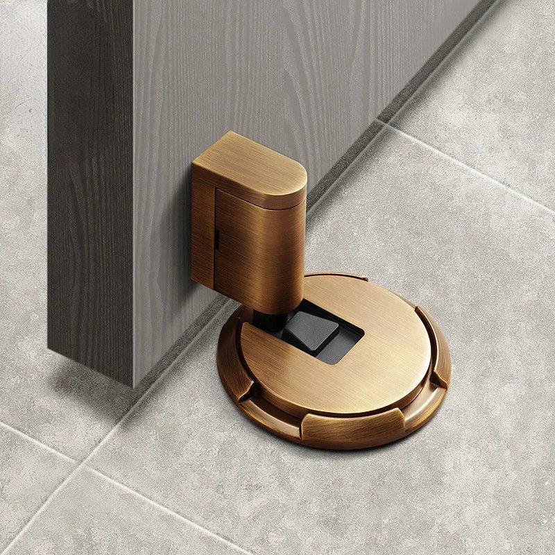 Door Stops Heavy Duty Magnetic Stopper Mechanical Door Stop Adjustable Door Holder Non-punch Sticker Furniture Hardware Oasis Select