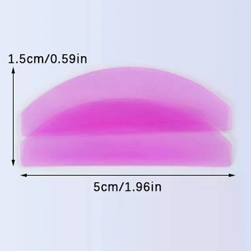 1Pair Ultra Thin Silicone Eyelash Perm Pads Lashes Rods Shield Lifting 3D Eyelash Curler Accessories Applicator Makeup Tool Oasis Select