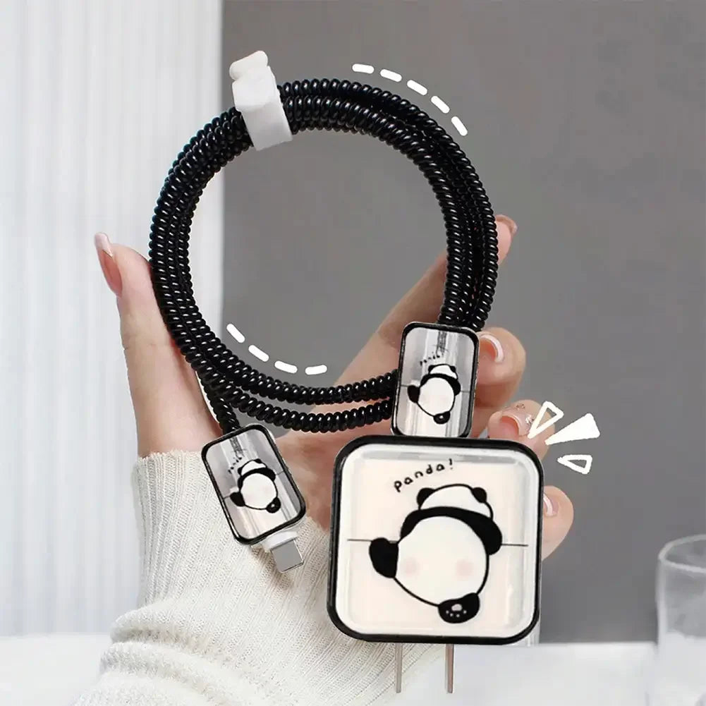 18W 20W Charger Protector Case USB Cable Cover Charging Data Cord Winder Wrap Charger Case Shell for IPhone 15 14 13 12 Pro Max Oasis Select