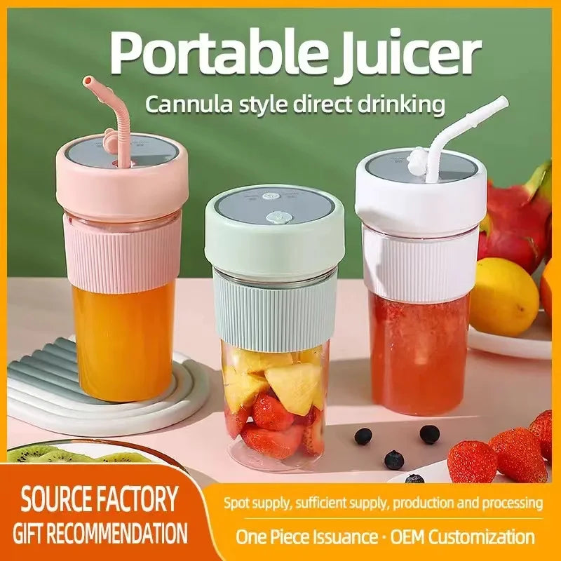 Wireless Mini Portable Blender Bottle – Smoothie & Juice Mixer