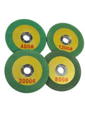 4x Angle Grinder Grinding Wheel 400-2000 Mesh Angle Grinder Cutting Grinding Metal Cutting Grinding Wheel Oasis Select 4pcs