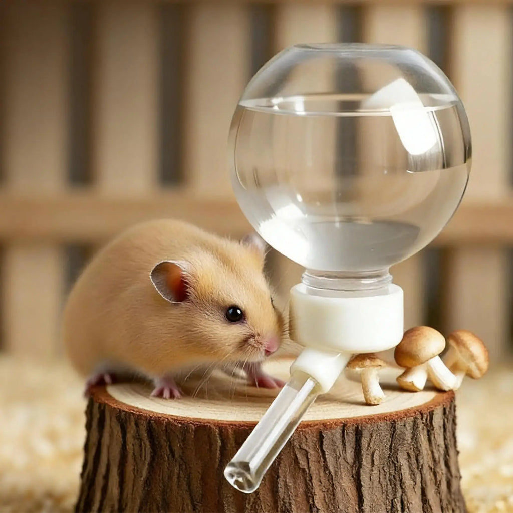 Automatic Hamster Water Bottle Dispenser – No-Drip Small Pet