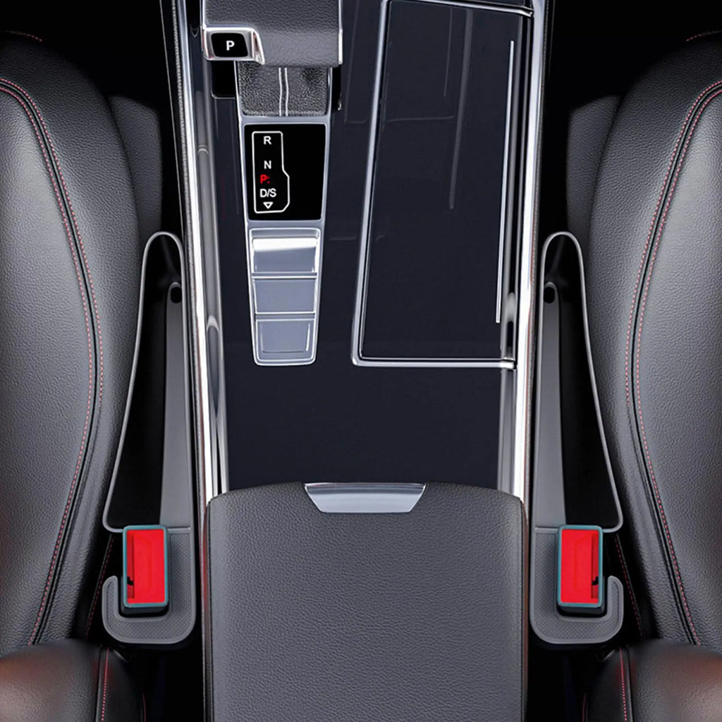 Car Seat Gap Filler Organizer Box with Charging Cable Slot