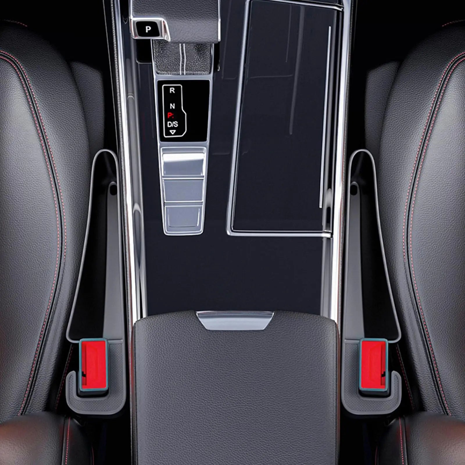 Car Seat Gap Filler Organizer Box with Charging Cable Slot