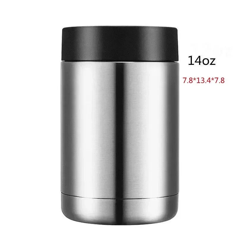 Wine Bottle Refrigerator New Beer Bottle Cooler Stainless Steel Can Wall Vacuum Insulated Coke Refrigerator Can Bar Accessories Oasis Select 14oz