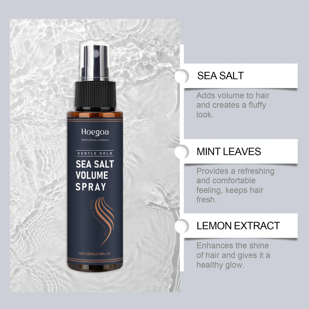 Sea Salt Hair Spray For Volume & Texture, Lightweight Styling Spray, Natural Hold, Frizz Control, Non-Greasy For Women & Men Oasis Select