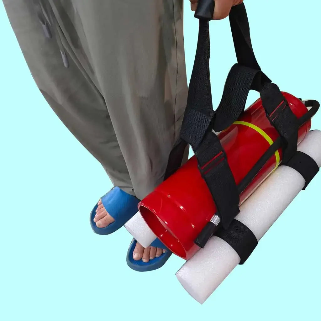 Scuba Diving Tank Carrier Holder with Bumper Anti Rolling Cylinder Transport Carry Strap with Anti Hitting Sliding Grip Oasis Select