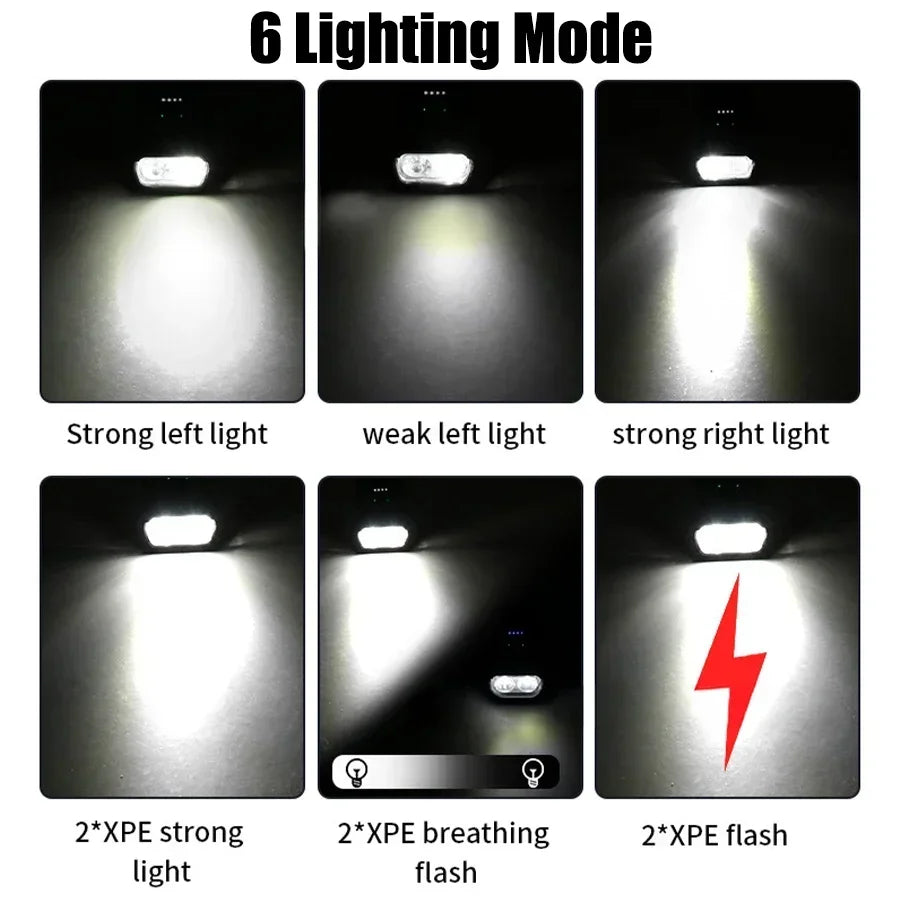 Bright Bicycle Light T6 LED Front USB Rechargeable MTB Mountain Bicycle Lamp 1000LM Bike Headlight Flashlight Cycling Scooter Oasis Select