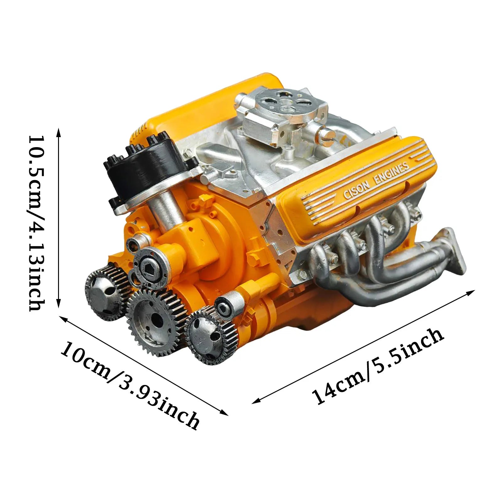 89% Gasoline Ohv V8 Small-Block Engine Model Kits Cison V8 Engine Kit Build Your Own Stem V8 Model Engine for Adults Oasis Select