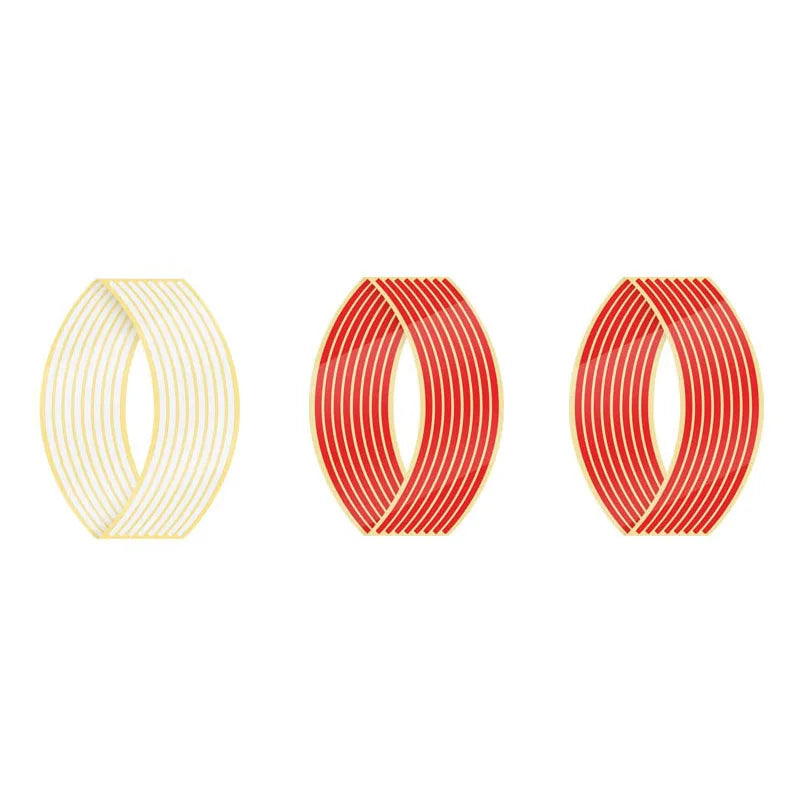 1/2/3set Wheel Sticker Reflective Rim Stripe Tape Bike Motorcycle Stickers For Honda For Kawasaki Z750 Z800 For YAMAHA MT07 MT09 Oasis Select Mix-3set 1