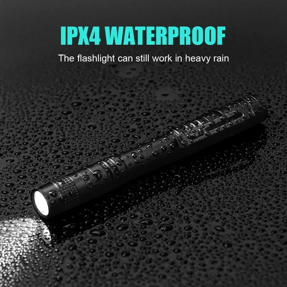 ZHIYU Mini LED Pen Flashlight – Waterproof Pocket Torch