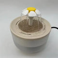 Pets Water Fountain Auto Filter USB Electric Mute Cat Drinker Bowl 1200mL Recirculate Filtring Drinker for Cats Water Dispenser Oasis Select Wood grain opaque 1.2L 15 15 9 CM