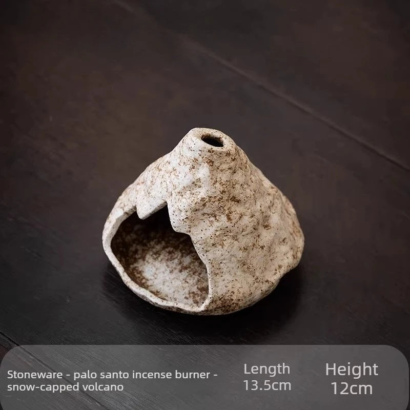 Incense Burner Handmade Peru Holy Wood Holy Grass Small Fireplace Burner Tray Living Room Tea Table Ignite Ceramic Oasis Select A