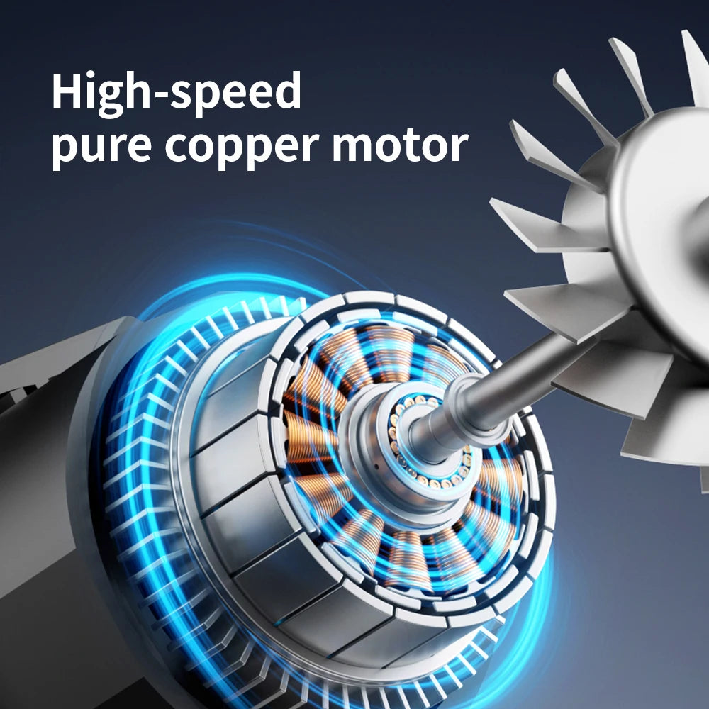 100,000 RPM Turbo Jet Air Blower USB Rechargeable Brushless Fan