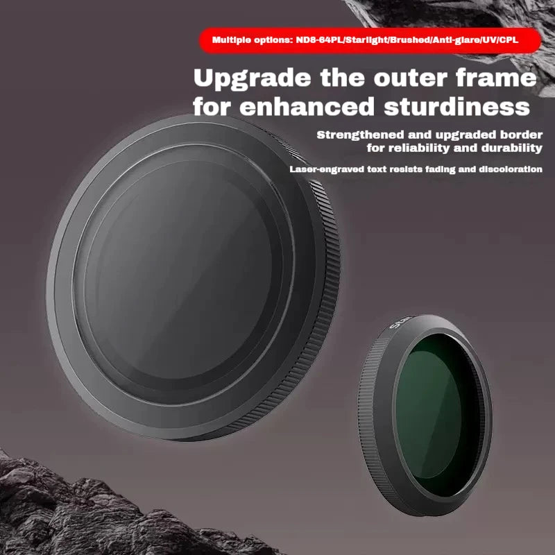 Insta360 GO 3S Filter Set – UV, CPL, ND8/16/32/64 Glass