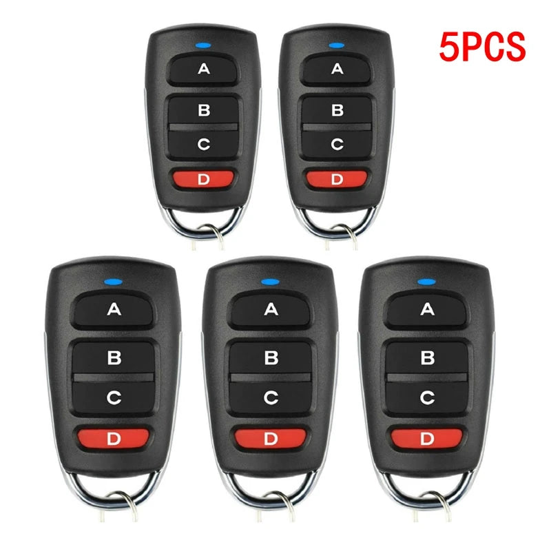Copy Wireless RF 433mhz Remote Control Copy Code Garage Door Gate Duplicator 433 Mhz Key Remote Opener Oasis Select 5PCS No plug